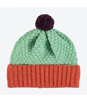 Catherine Tough Kids Hat Mint / Rust