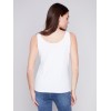 Reversible Bamboo Cami - White