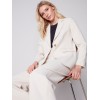 Blazer with Ruched Back - Beige