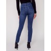 Jeans with Zipper Pocket Detail - Indigo