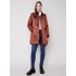 Long Quilted Puffer Jacket - Cinnamon