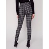 Plaid Pull-On Pants - Black & White