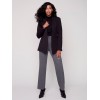 Ponte Knit Blazer - Black