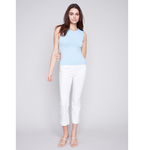 Sleeveless Super Stretch Top - Sky