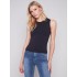 Sleeveless Super Stretch Top - Black