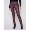 Wax Twill Pull-On Pants - Chocolate